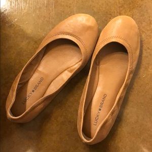 NWOT Lucky Brand Ballet Flats in brown 8